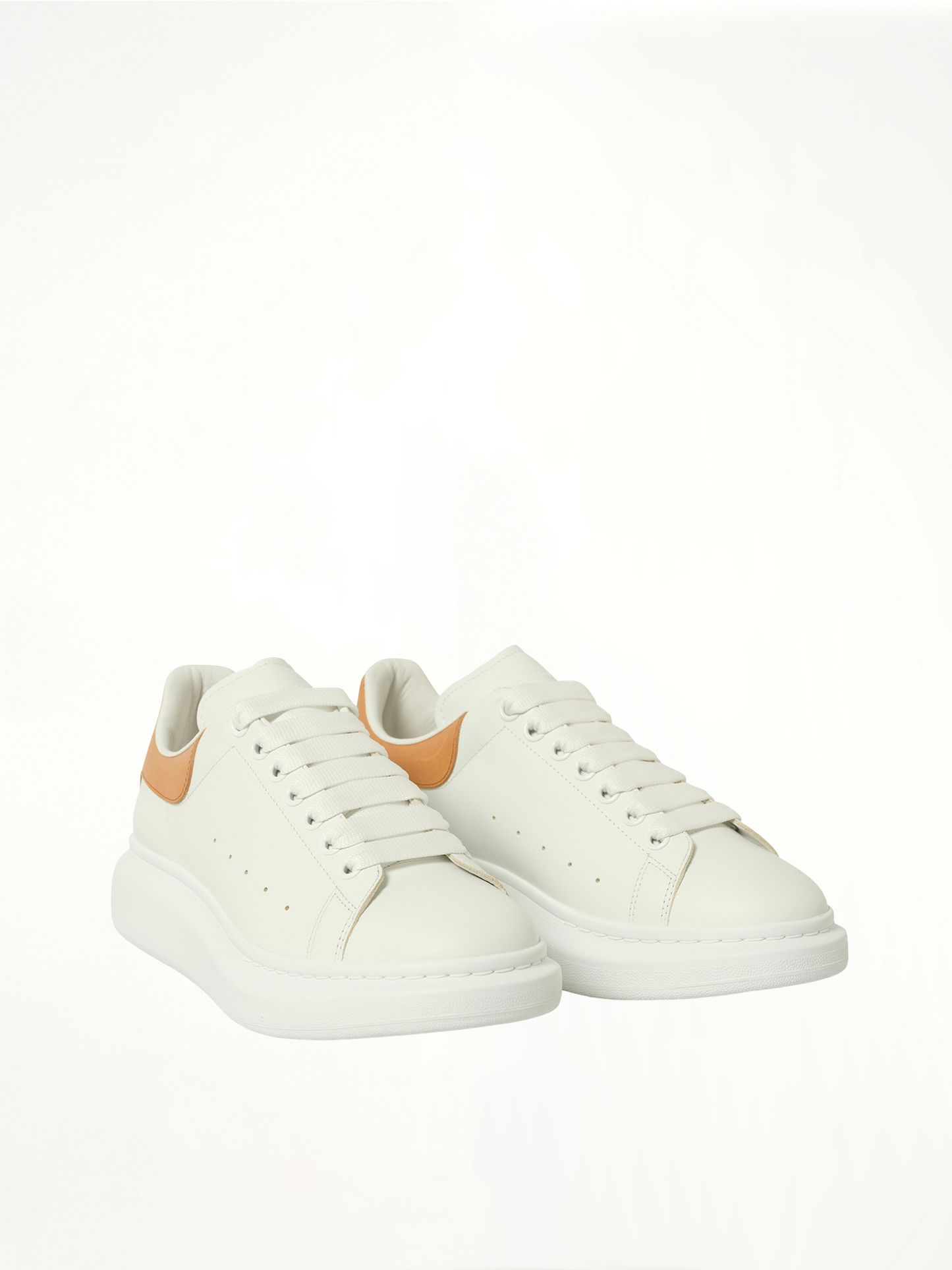 Larry Oversized Sneaker in White/Natural