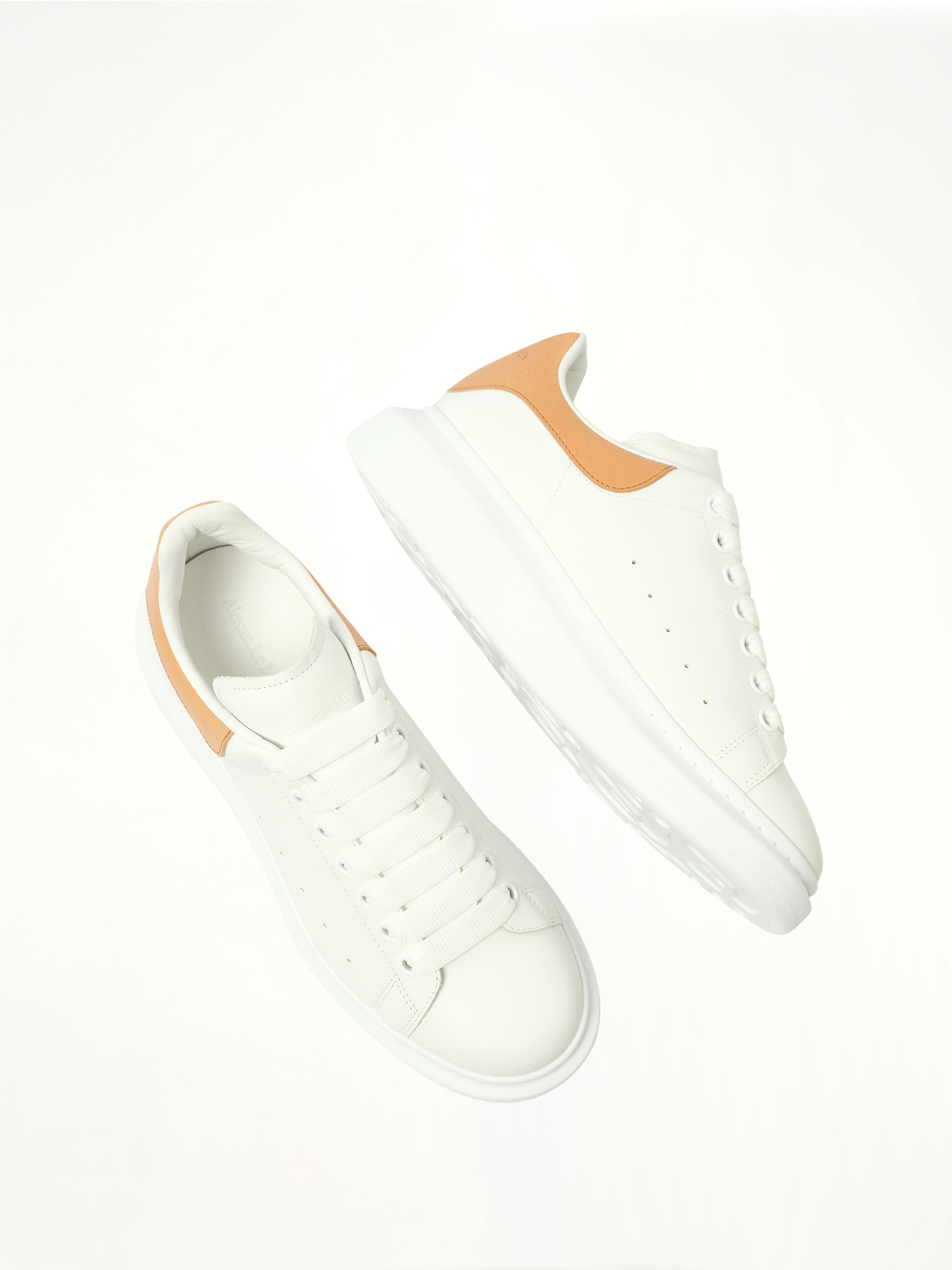 Larry Oversized Sneaker in White/Natural
