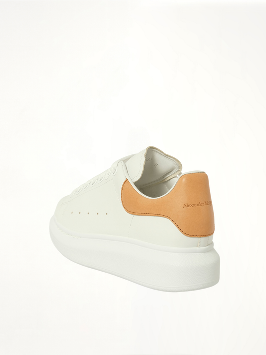 Larry Oversized Sneaker in White/Natural