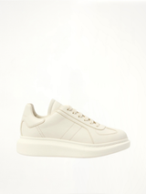 New Oversized Sneaker in Off White Side View | ALEXANDER MCQUEEN