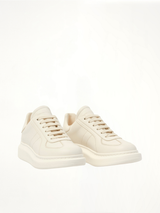 New Oversized Sneaker in Off White Front View | ALEXANDER MCQUEEN