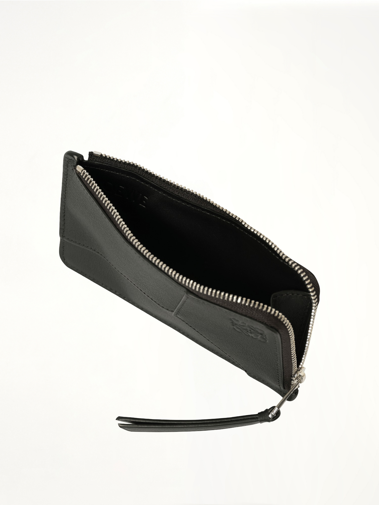 Puzzle Edge L Coin Cardholder in Black