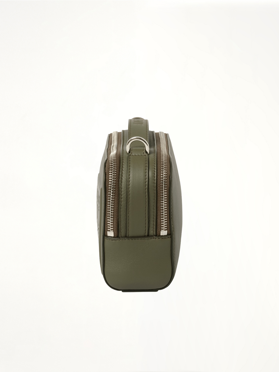 New Mini Camera Crossbody in Khaki Green