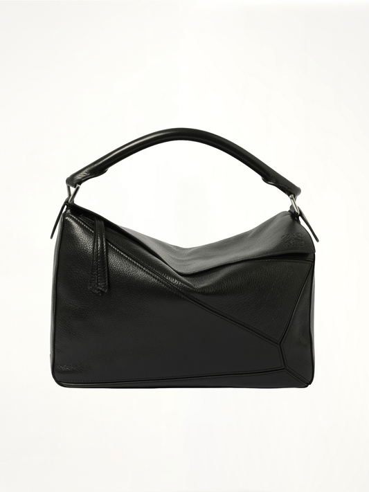 Puzzle New Large Bag in Black