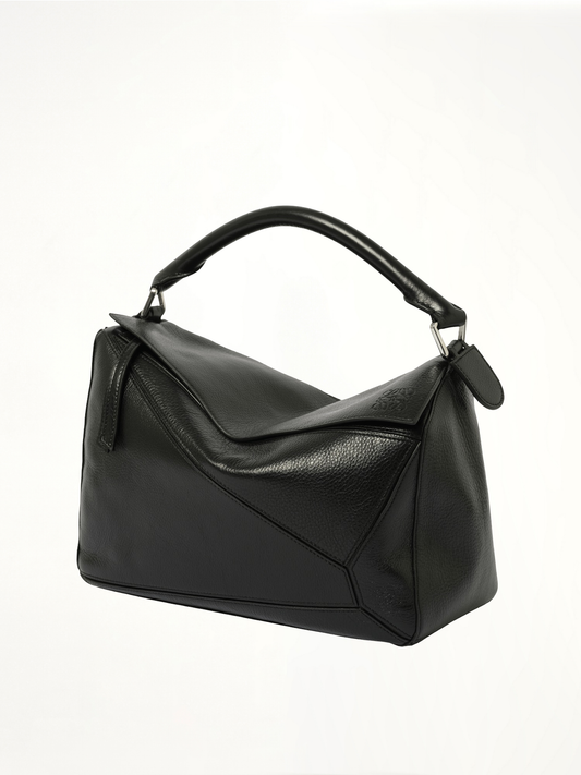Puzzle New Large Bag in Black
