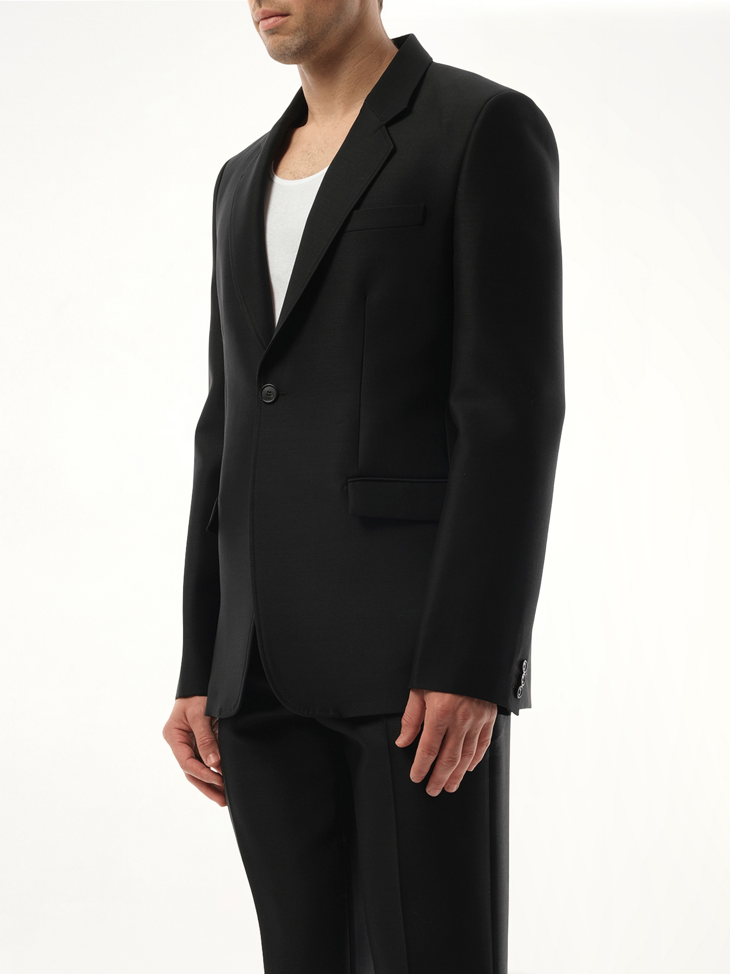 Slim Fit Jacket in Black
