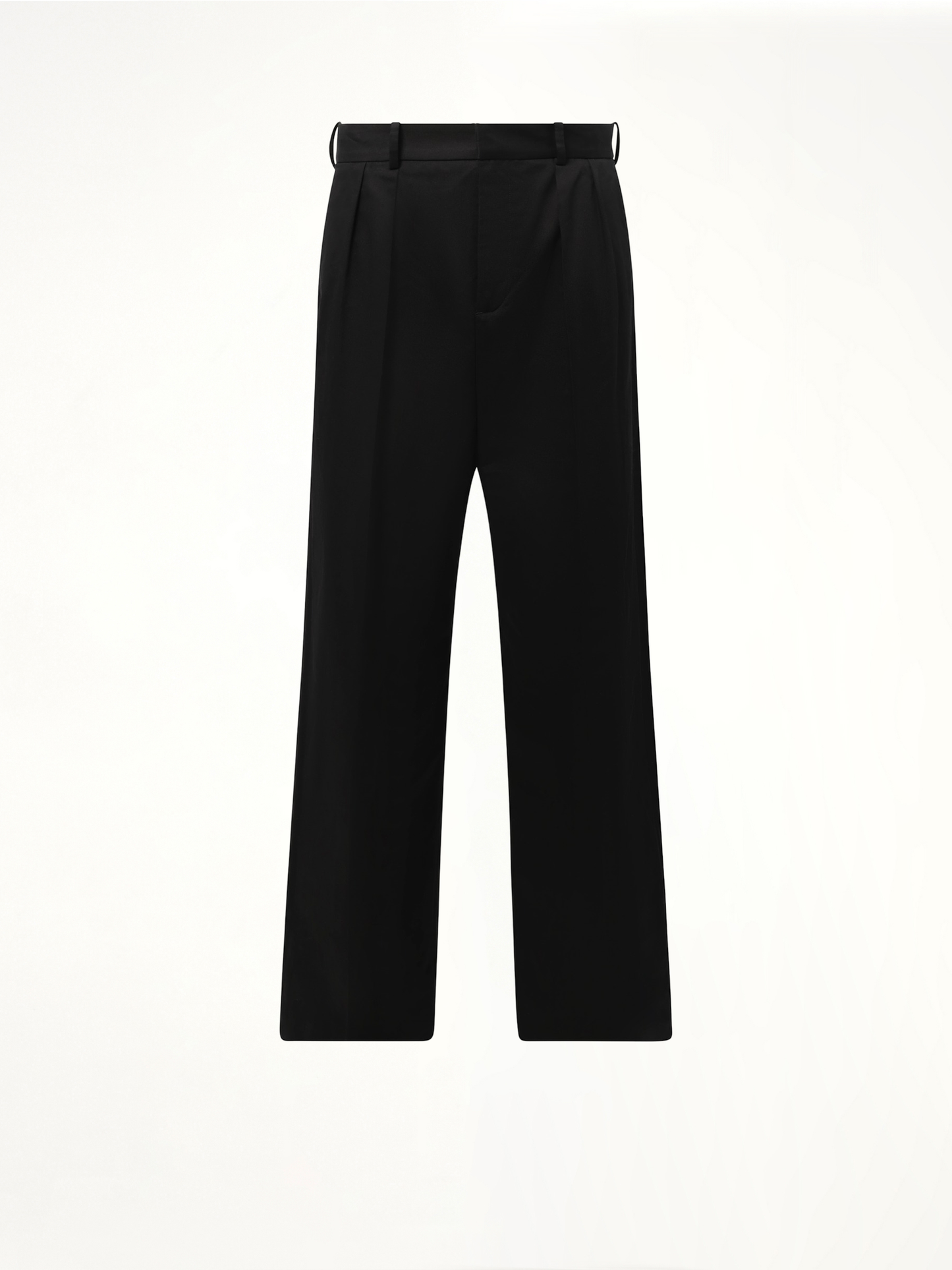 Pleated Trouser in Black