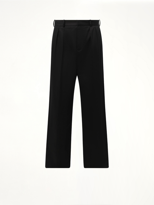 Pleated Trouser in Black