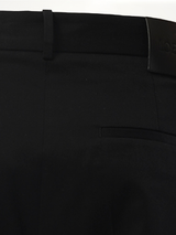 Pleated Trouser in Black