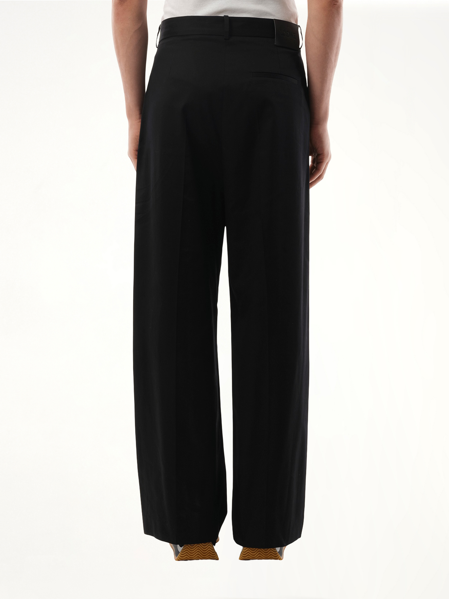 Pleated Trouser in Black