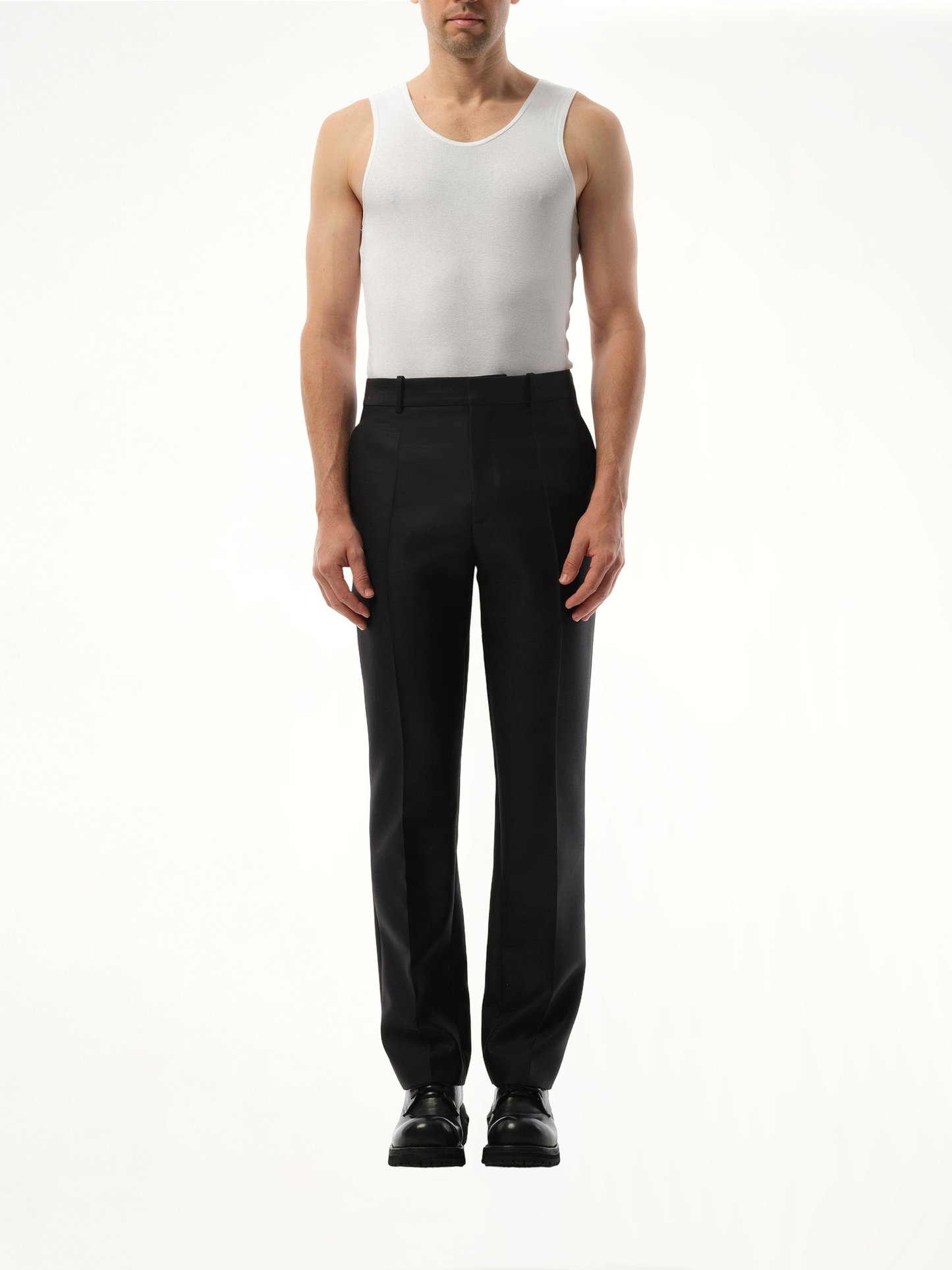 Slim Fit Trouser in Black