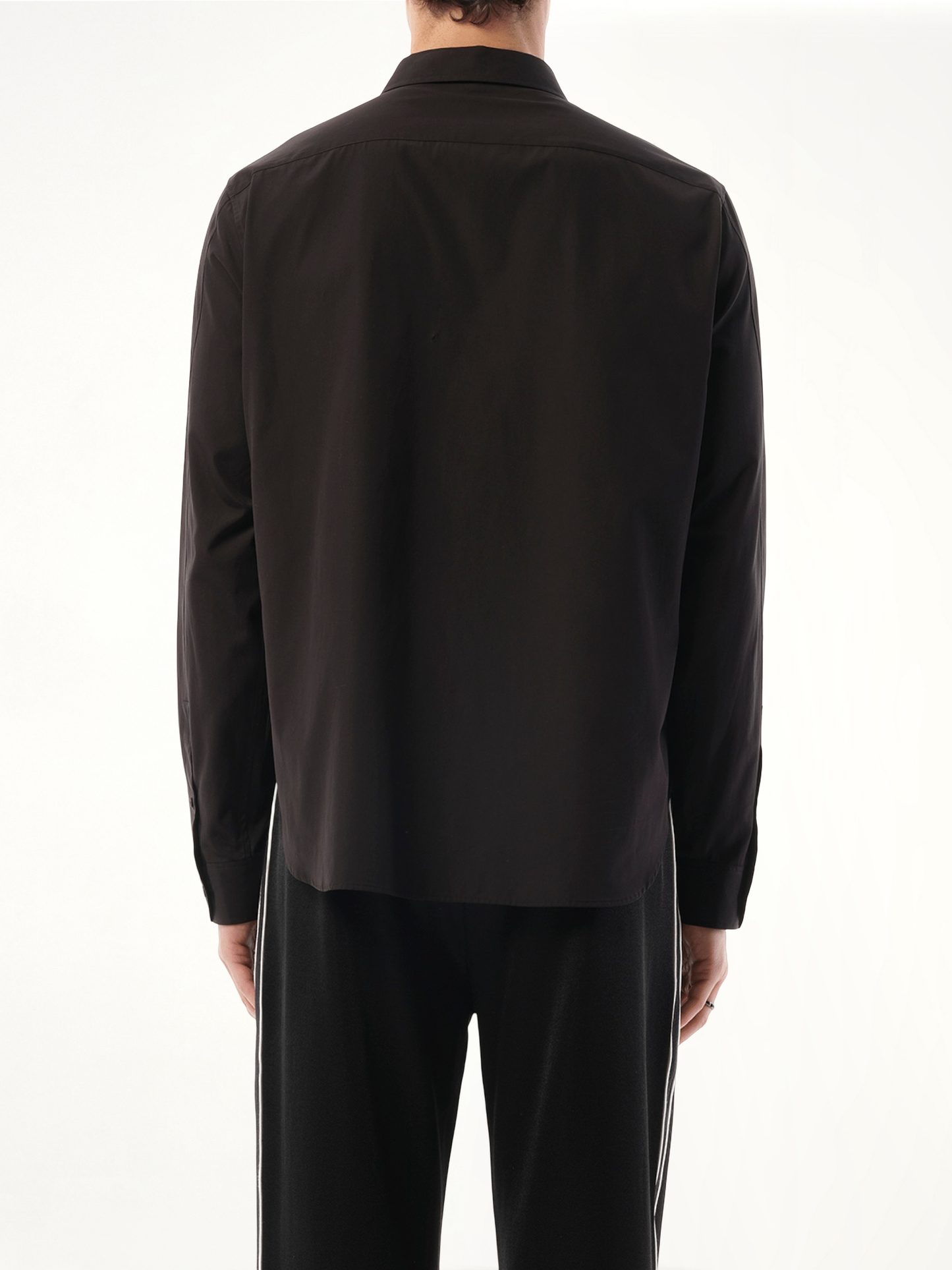 Anagram Embossed Shirt in Black