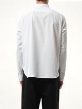 Anagram Embossed Shirt in White