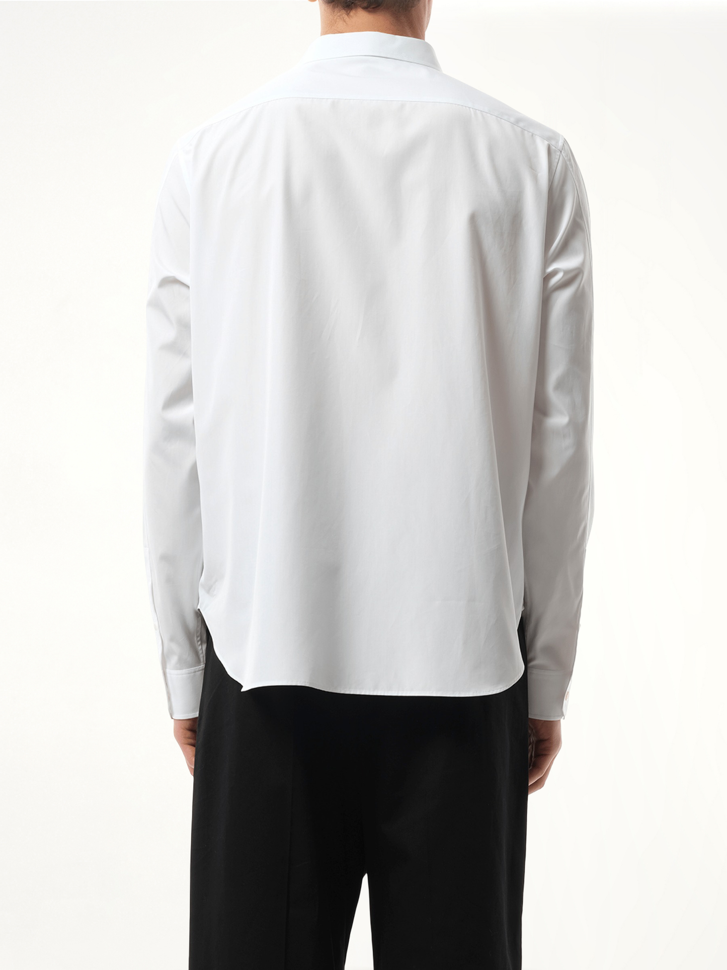 Anagram Embossed Shirt in White