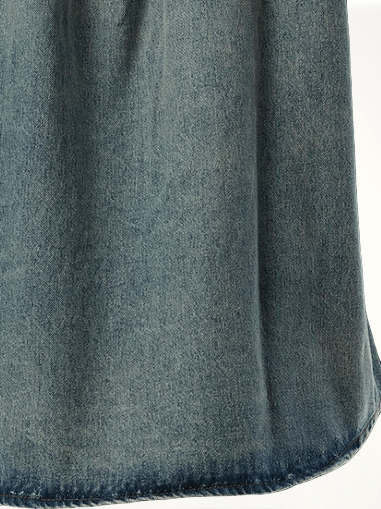 Anagram Overshirt in Washed Denim