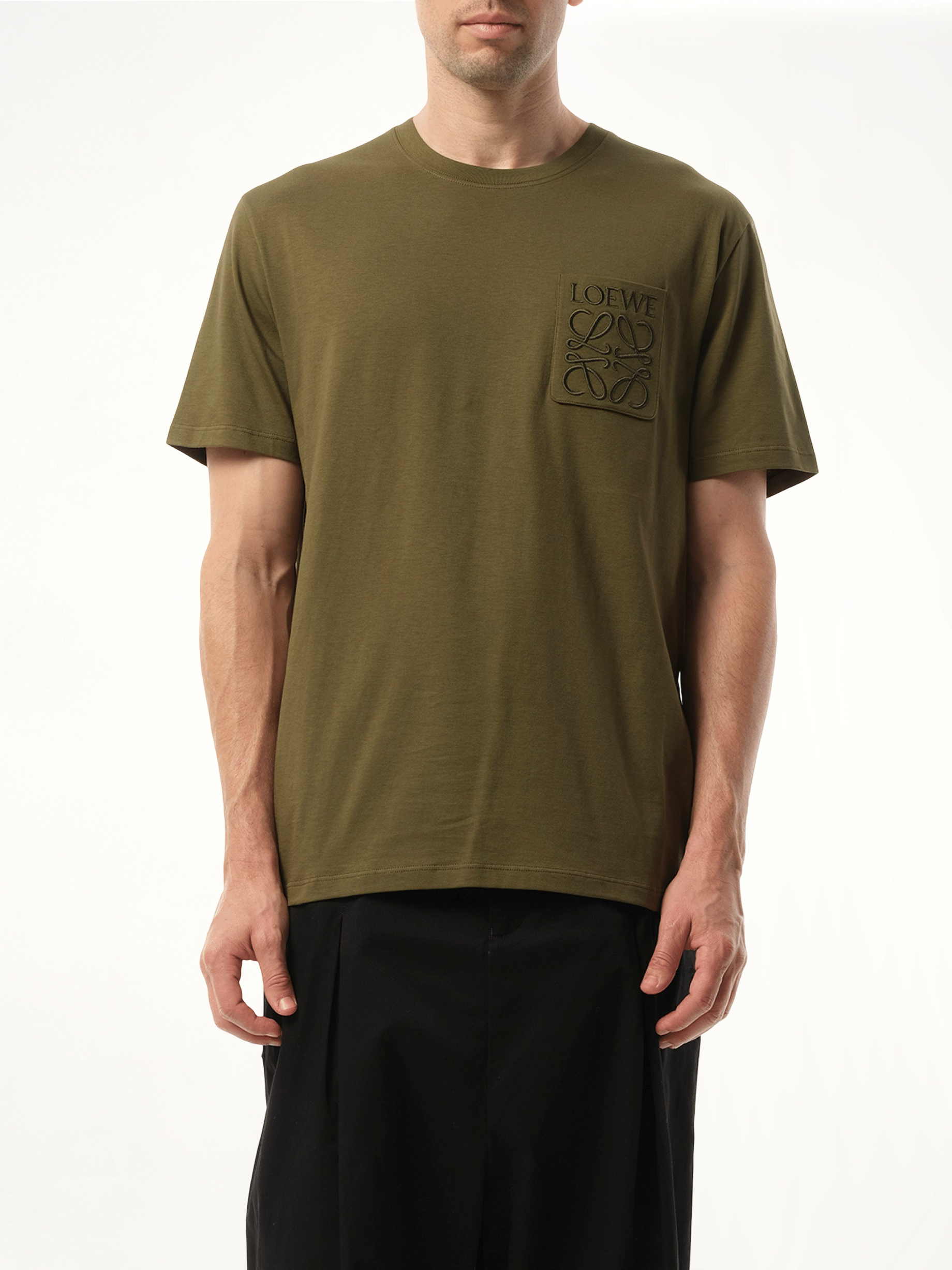Relaxed Anagram T-Shirt in Khaki