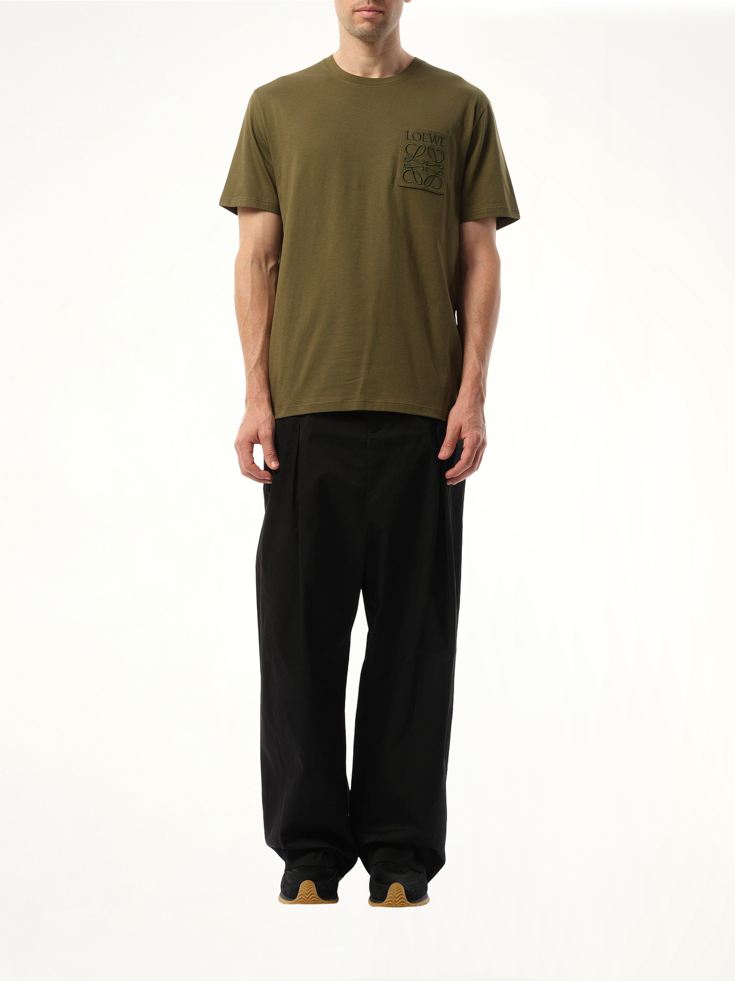Relaxed Anagram T-Shirt in Khaki