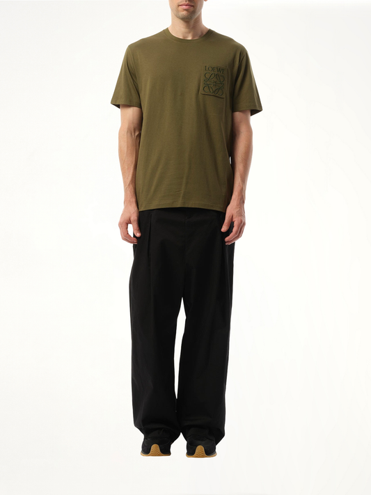 Relaxed Anagram T-Shirt in Khaki