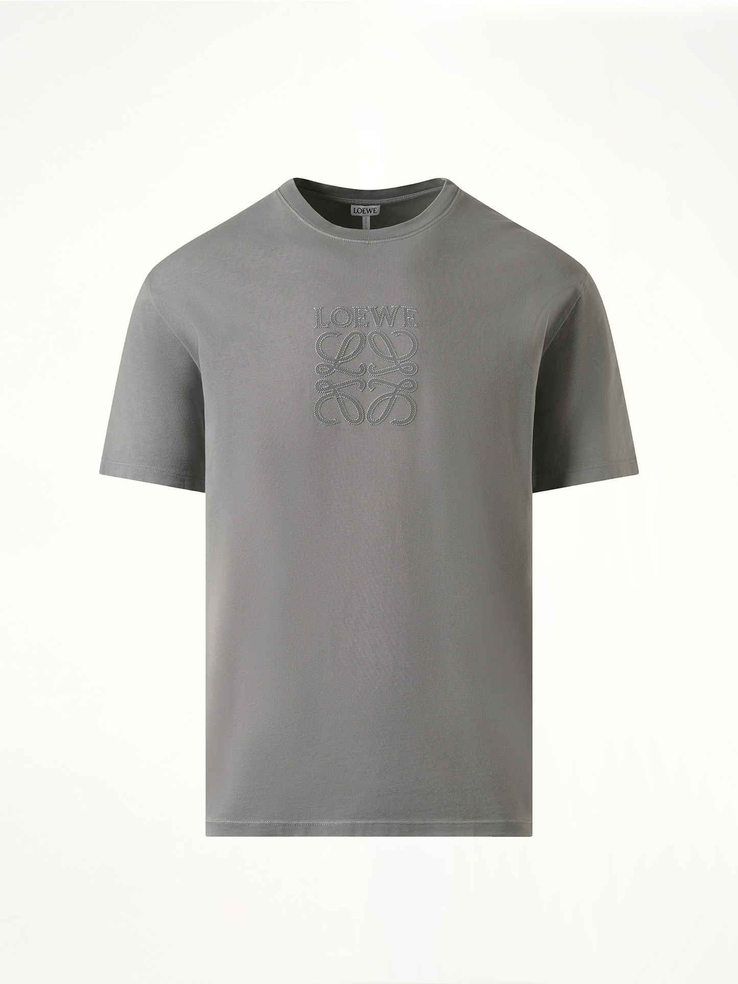 Faded Anagram T-Shirt in Light Grey