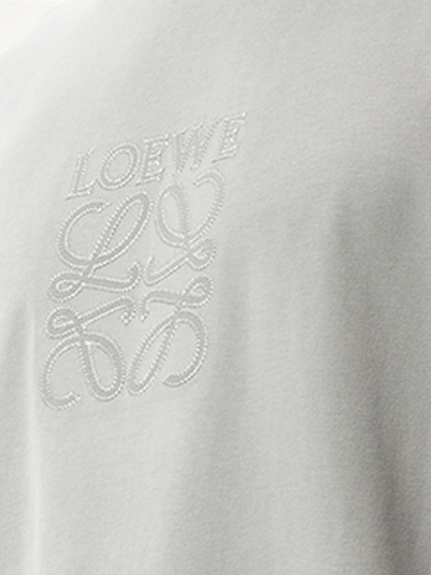 Faded Anagram T-Shirt in Light Grey