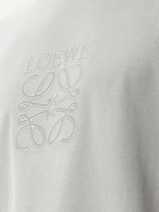 Faded Anagram T-Shirt in Light Grey