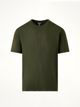 Faded Anagram T-Shirt in Khaki Green