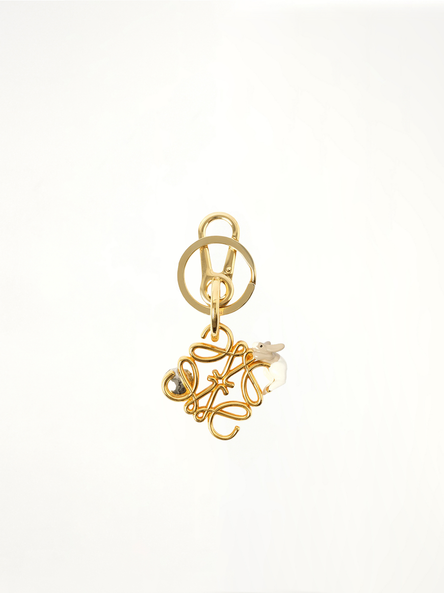 Anagram Charm with Bunny in Sahara/Soft White