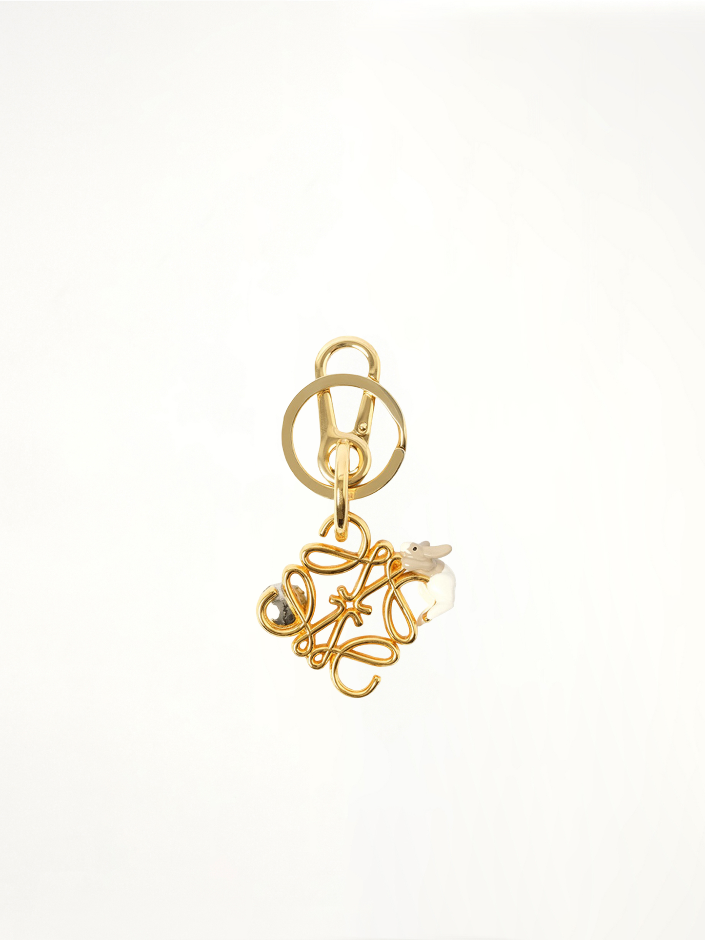 Anagram Charm with Bunny in Sahara/Soft White