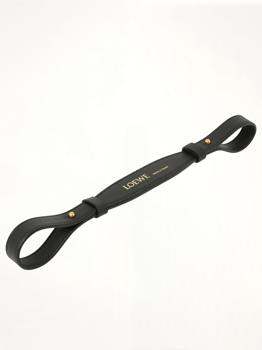 Branded Short Strap in Black