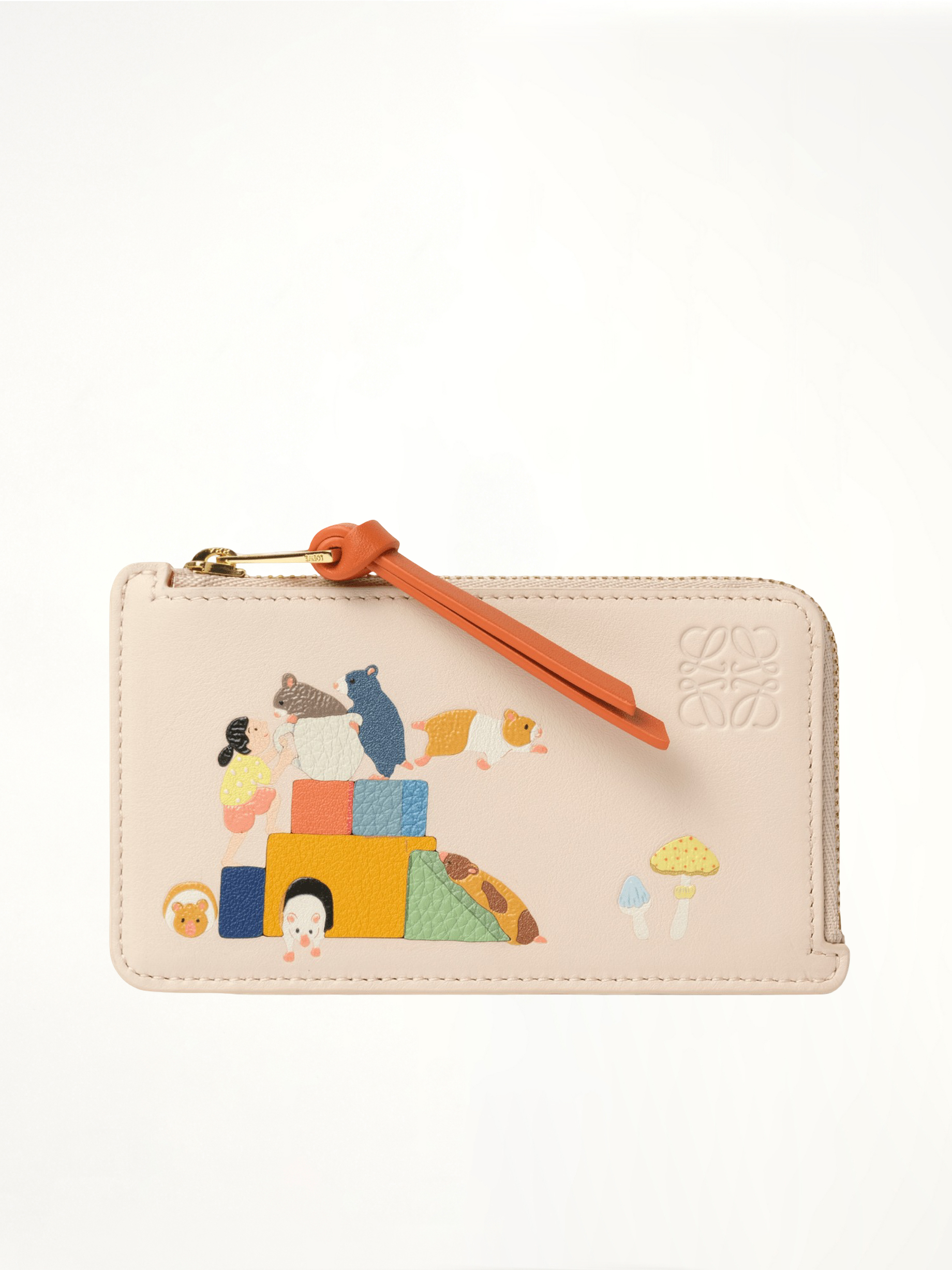 Hamster Coin Cardholder in Talc