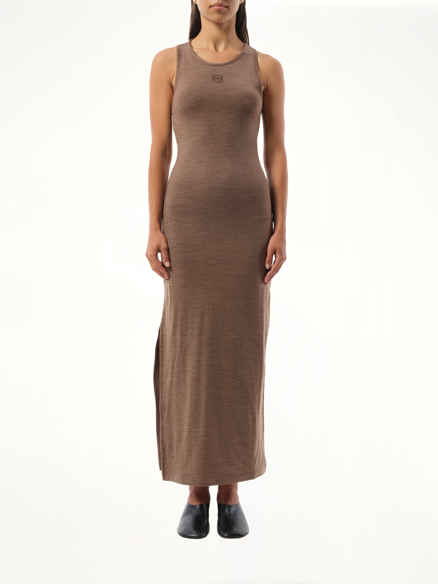 Anagram Tank Dress AF in Chocolate Brown