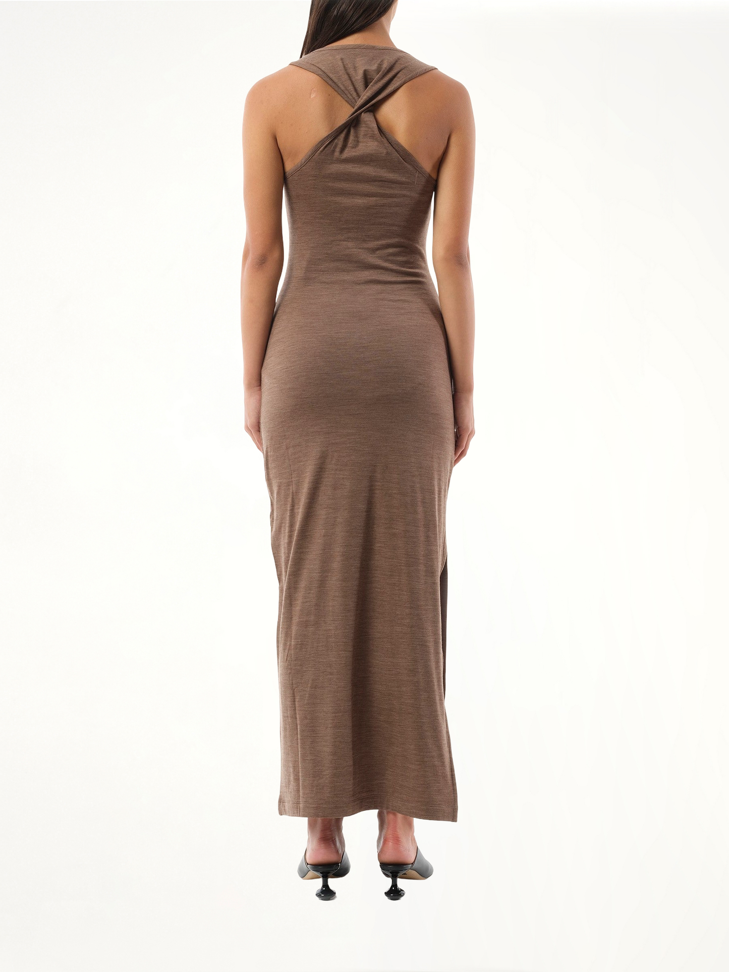 Anagram Tank Dress AF in Chocolate Brown