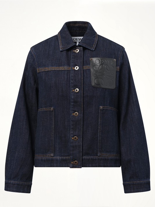 Workwear Jacket in Indigo Blue