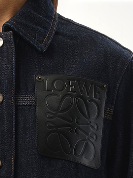 Workwear Jacket in Indigo Blue