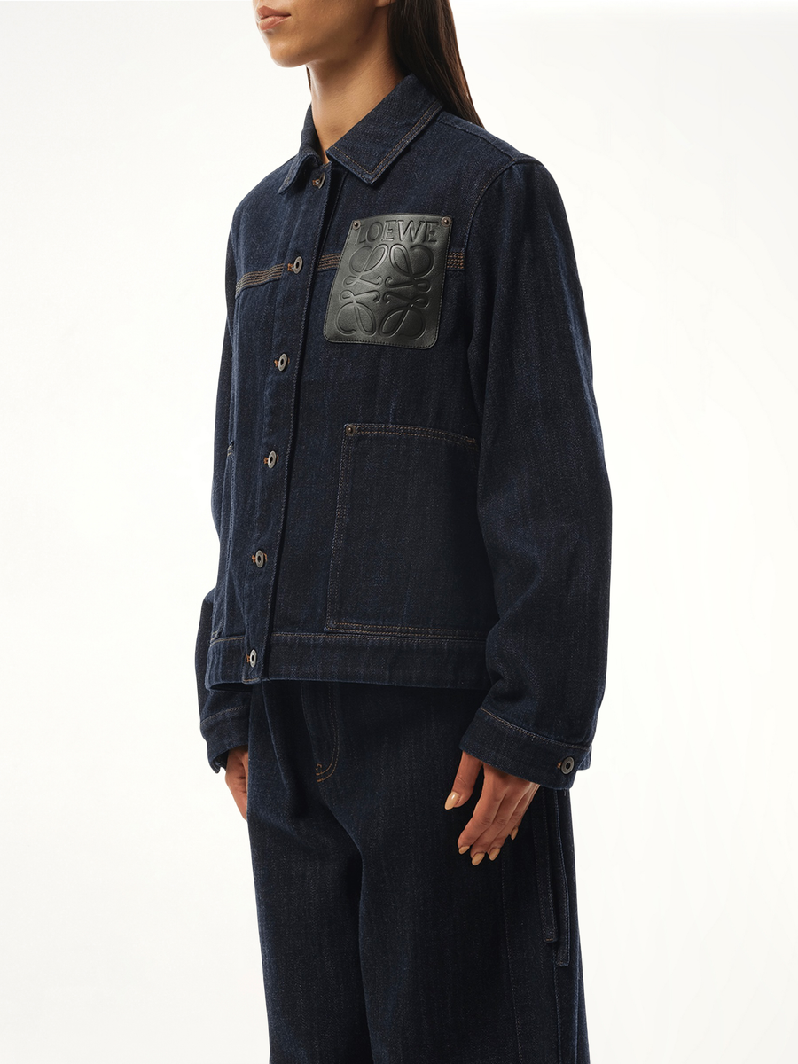 Workwear Jacket in Indigo Blue