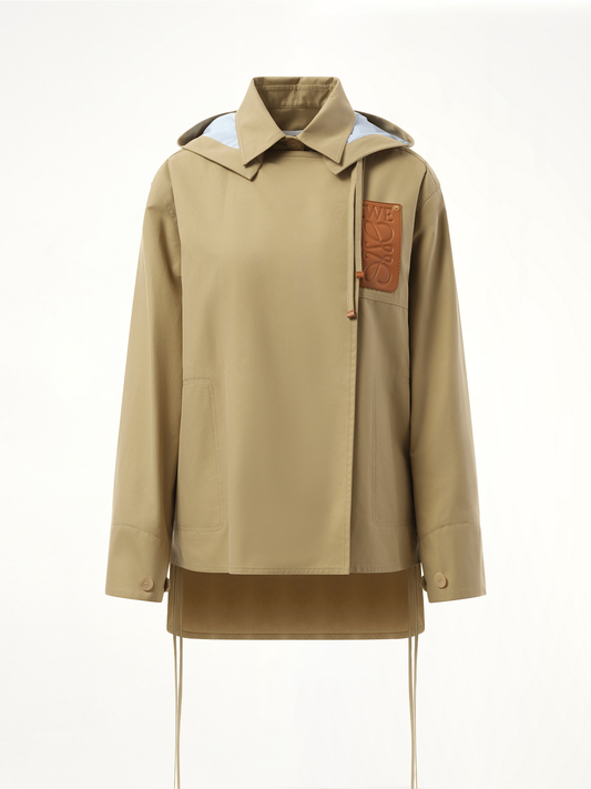 Hooded Anagram Parka in Sweet Caramel
