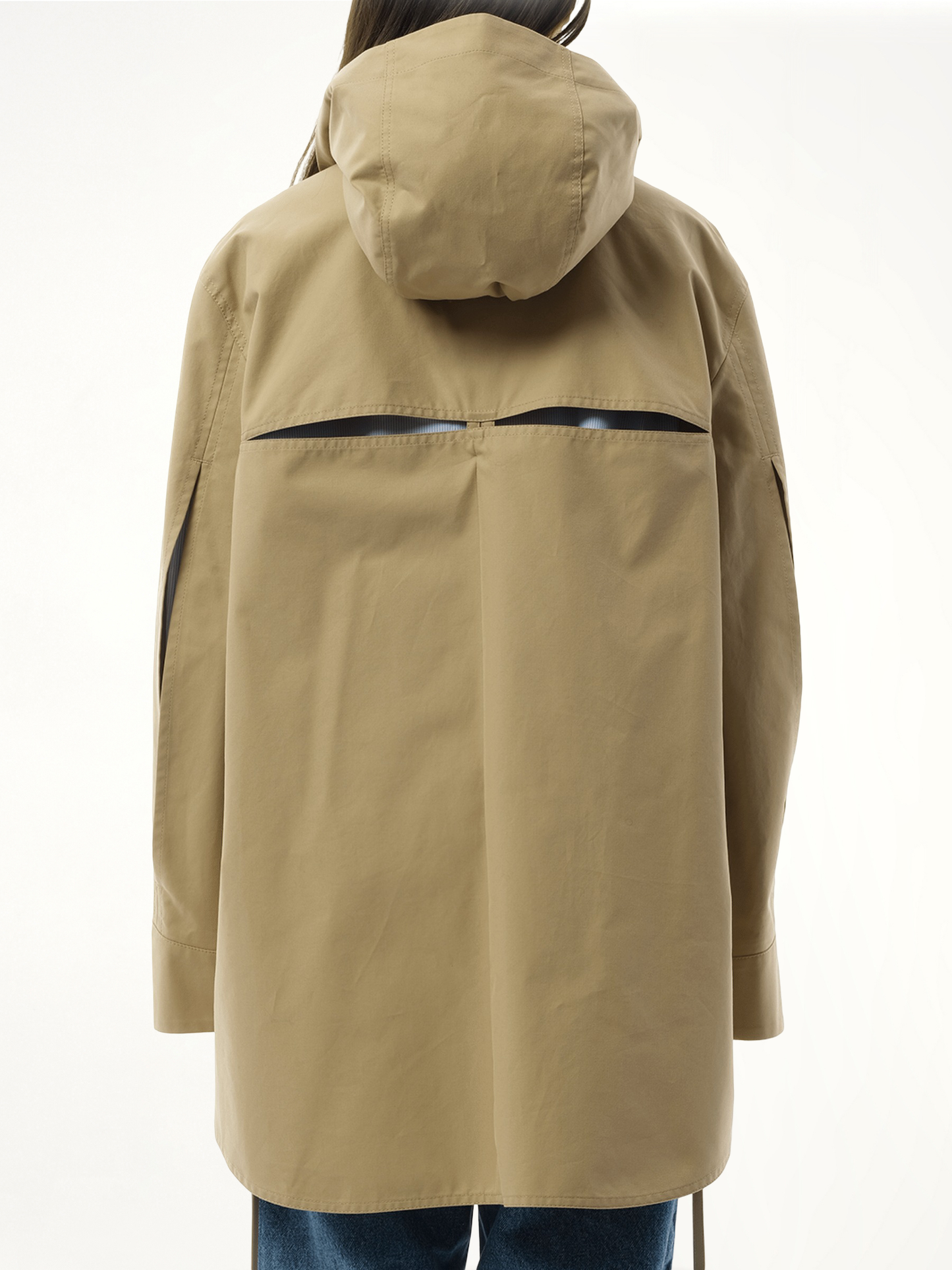 Hooded Anagram Parka in Sweet Caramel