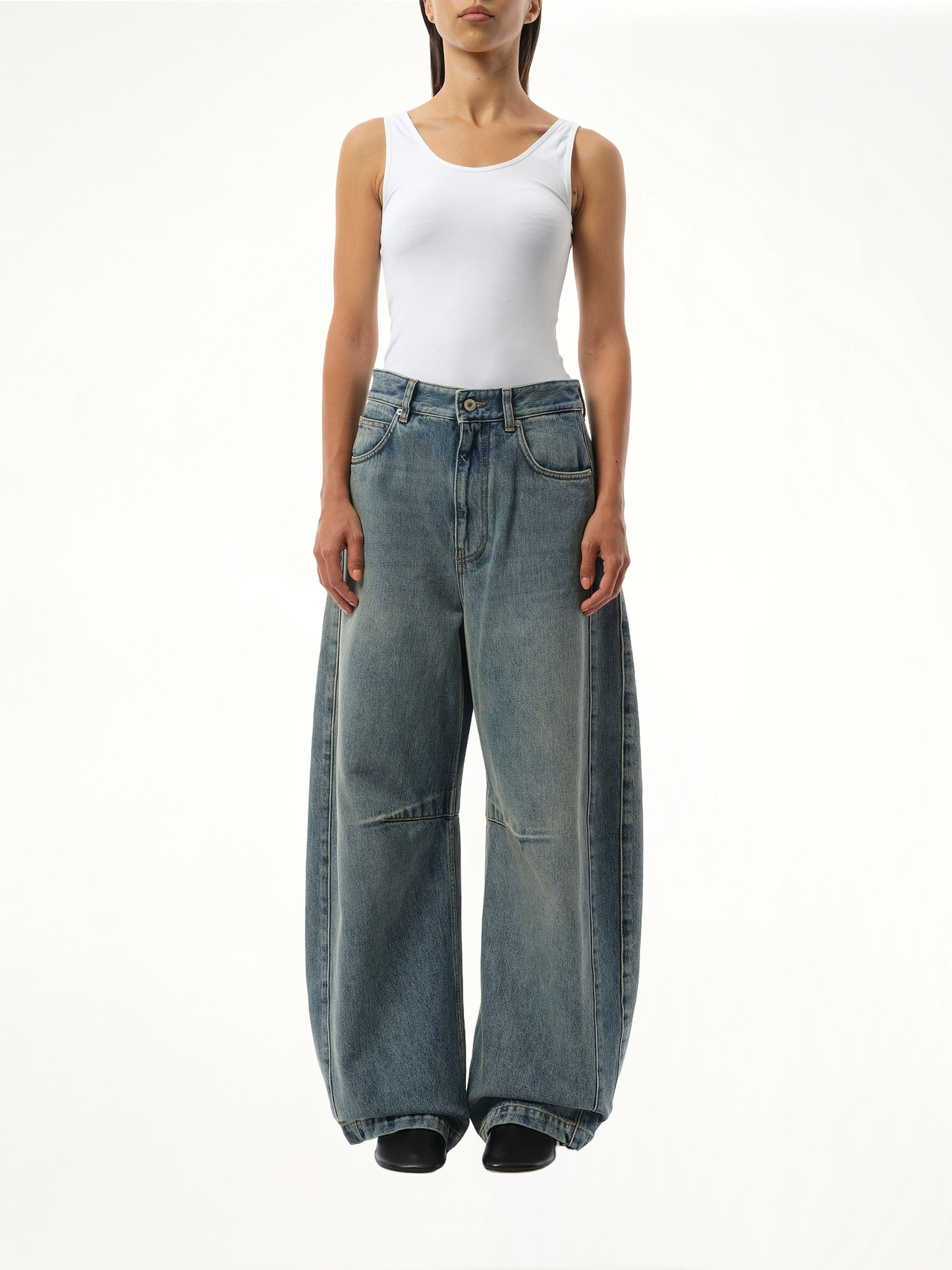 Anagram Barrel Jeans AF in Washed Denim