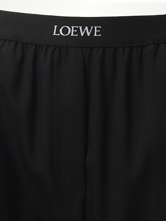 Loewe Waistband Trouser in Black