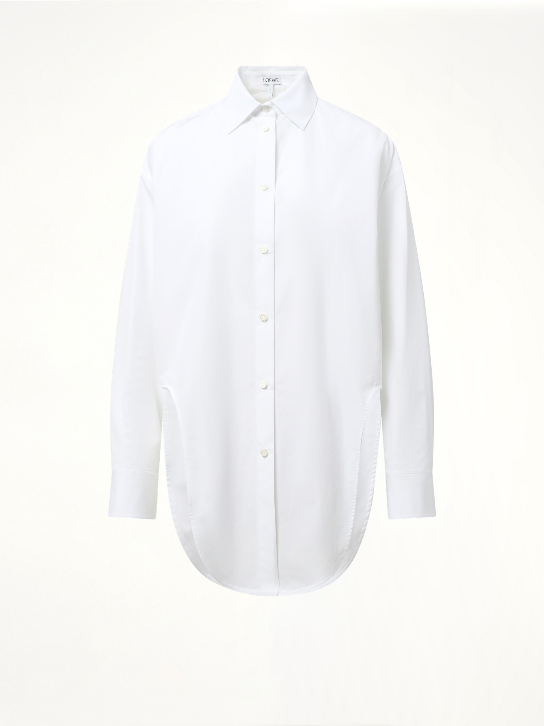 Cut-out Shirt in White
