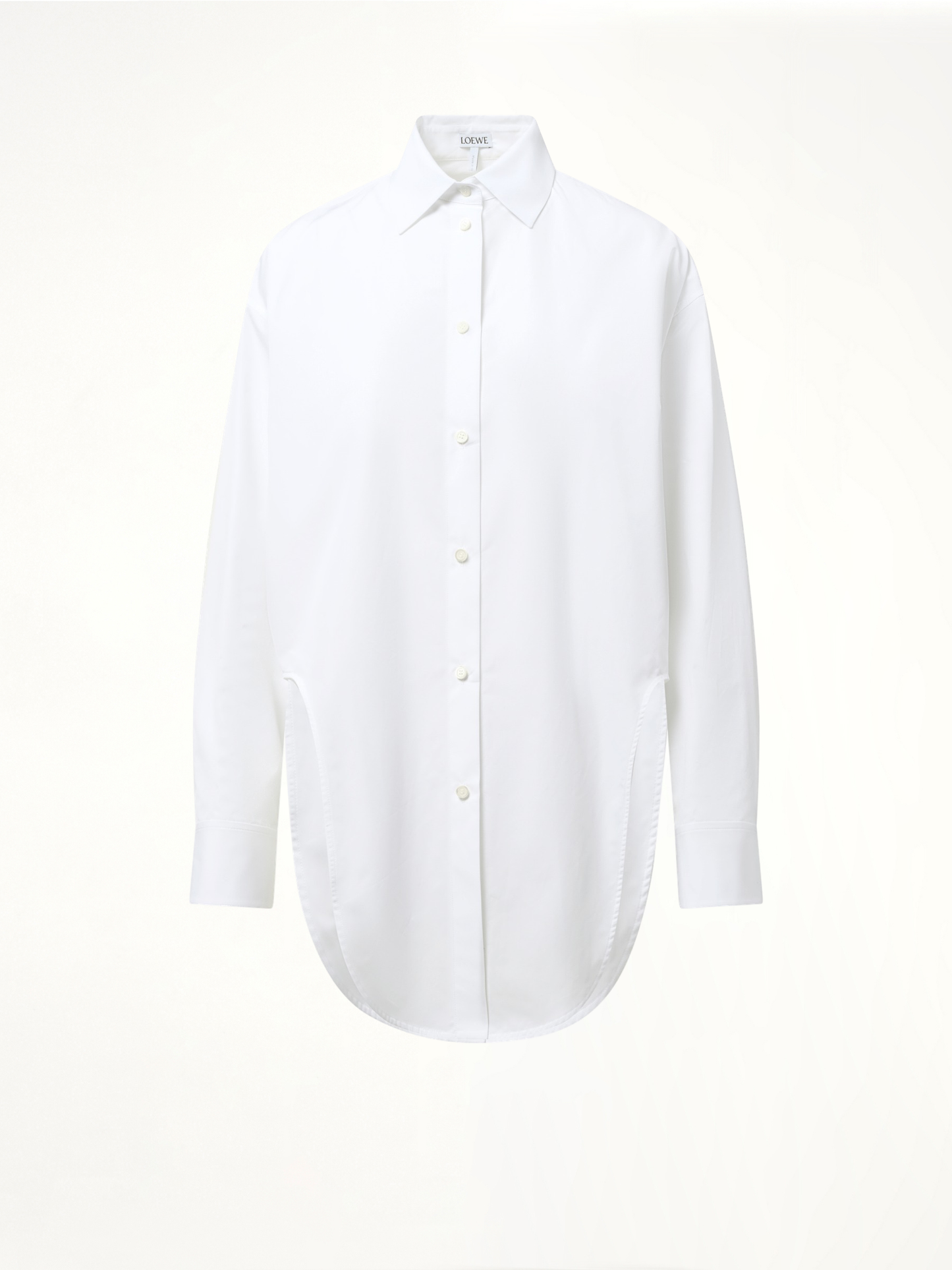 Cut-out Shirt in White