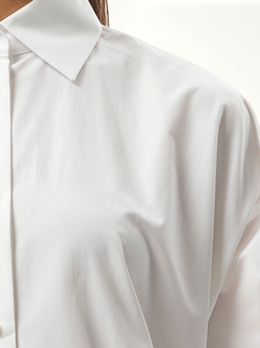 Cut-out Shirt in White