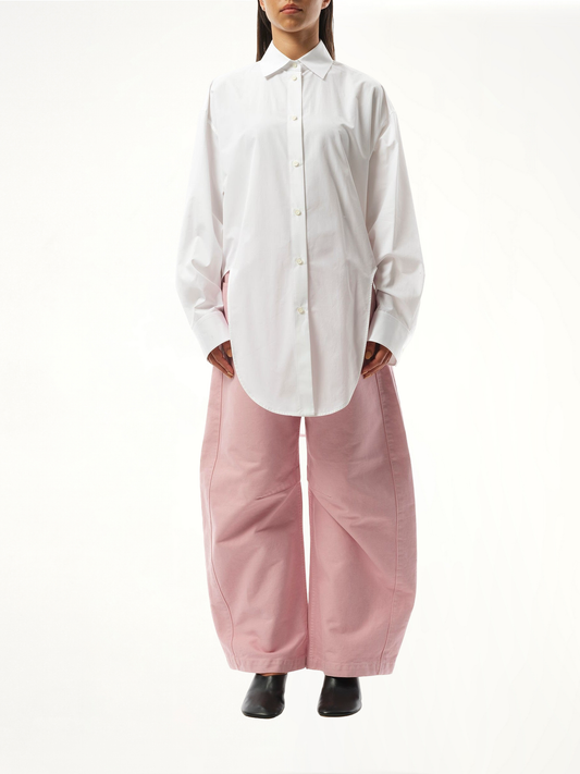 Cut-out Shirt in White