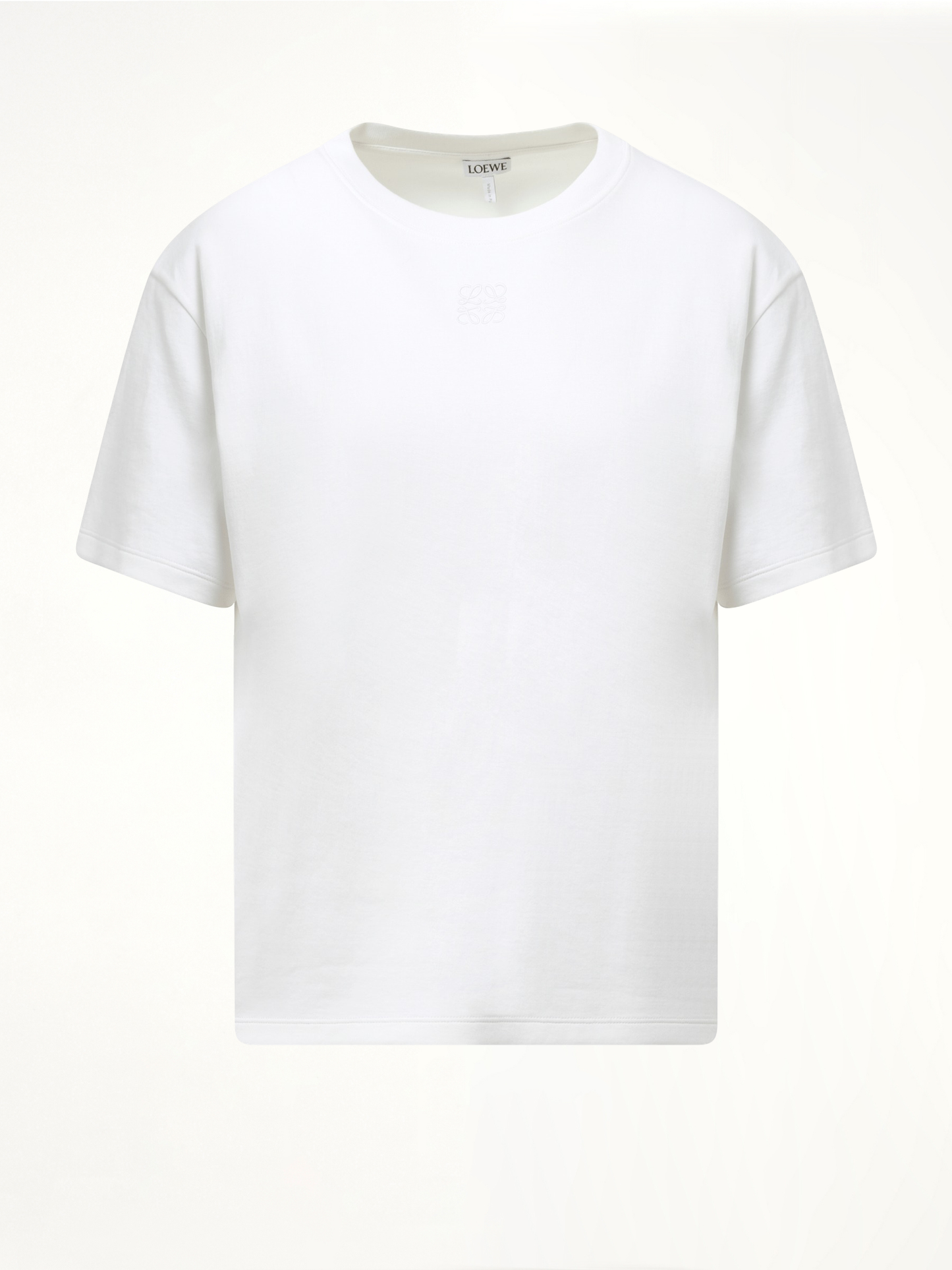 Draped T-Shirt in White