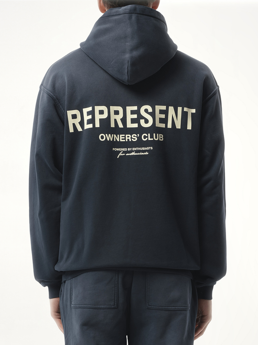 Owners Club Hoodie in Midnight Navy