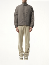 Funnel Neck Jacket in Stone