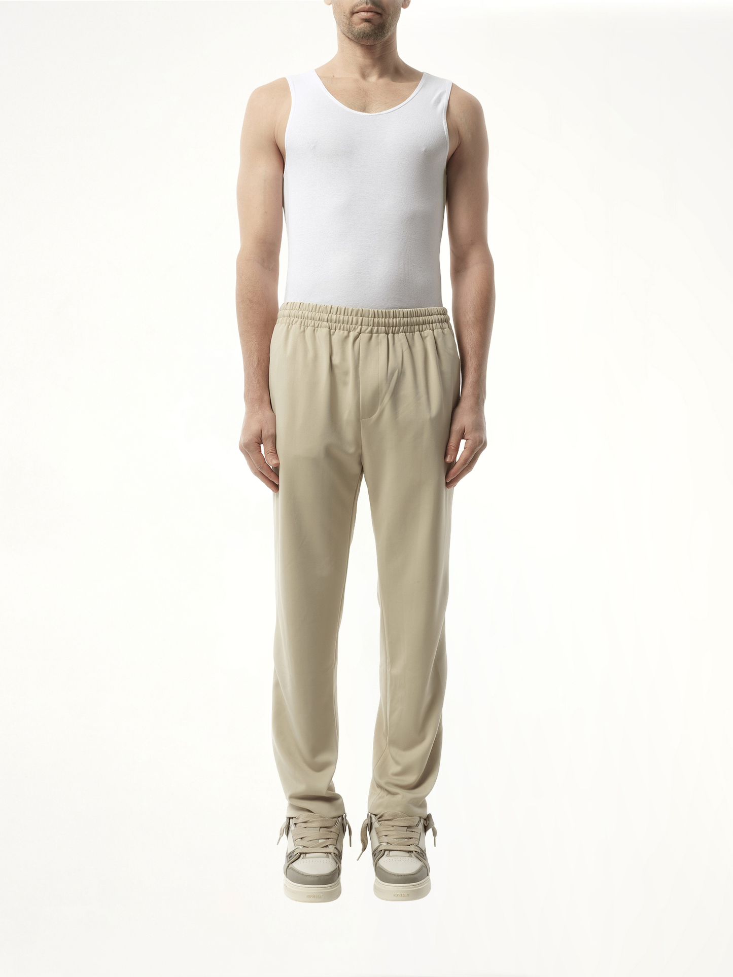 Tailored Track Pant in Stone