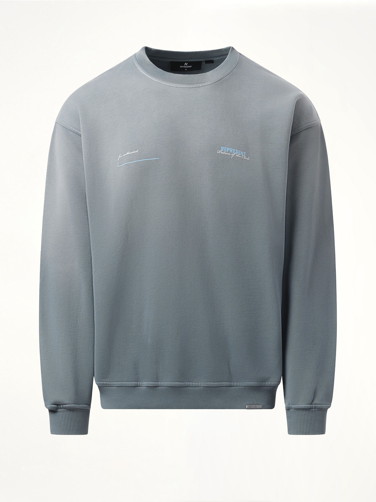 Patrons of The Club Sweatshirt in Washed Grey