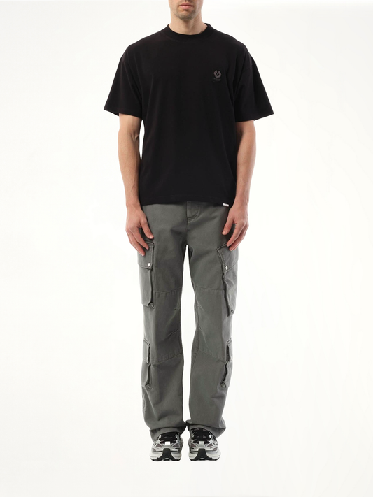 Represent X Belstaff Patch T-Shirt in Black