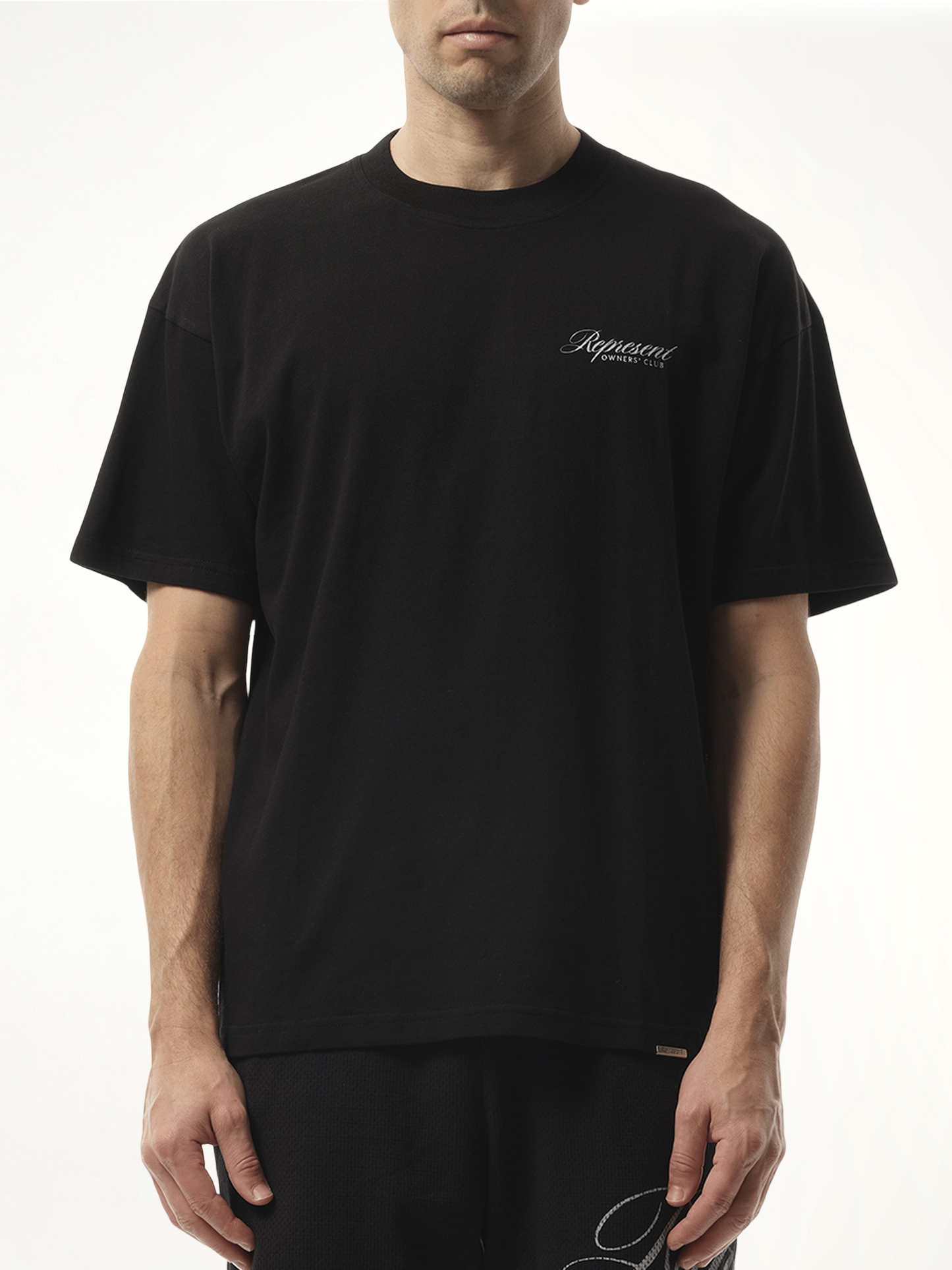 Represent Owners Club Script T-Shirt in Black